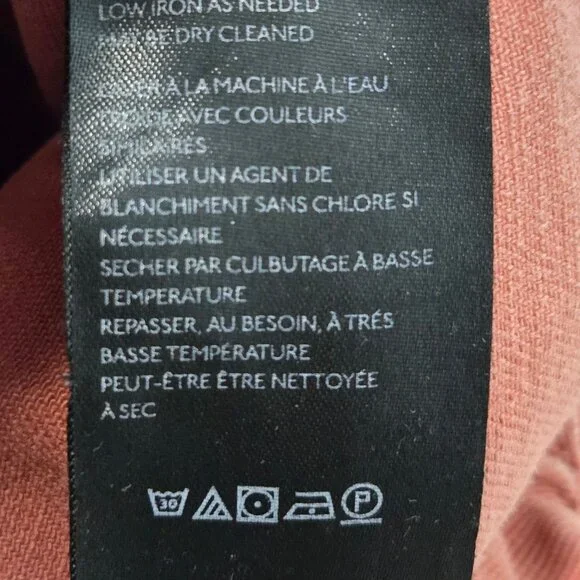 Free People Size S Cotton Platoon Cargo Pants In Red Rust Elastic Waistband - Picture 16 of 16